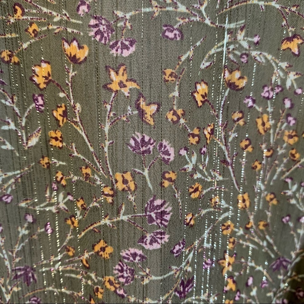 Jessica Simpson New With Tags Binx Ditsy Print Ruffle Sleeve Kimono Size XS - Picture 9 of 14
